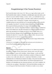 Årsagsforklaringer til Den Franske Revolution