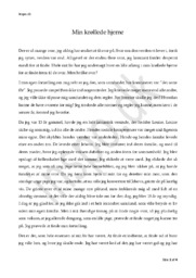 Min krøllede hjerne | Dansk Opgave