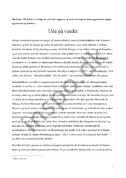 Ude på vandet | Litterær artikel