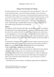 Kildeopgave | Historie | Dragon Niels Kjeldsen af Ullerup