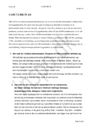 Hilti A/S | Case7.2 | Afsætning