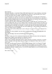 Dear Charlotte – Personal Letter | Engelsk Aflevering