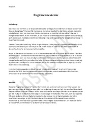 Fuglemenneskerne | Analyse | Kasper Colling Nielsen