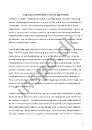 Noget går gennem byen af Svend Åge Madsen | Analyse