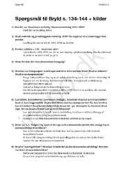 Opgave om Nationalisme, krig og 1864 | Spørgsmål til Bryld s. 134-158 + kilder