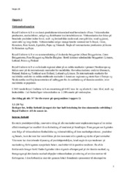 Royal Unibrew A/S | VØ Eksamensopgave