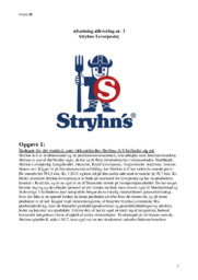 Stryhns Leverpostej | Afsætnings aflevering